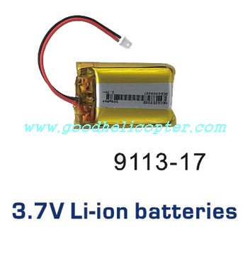 shuangma-9113 helicopter parts battery 3.7V 300mAh - Click Image to Close